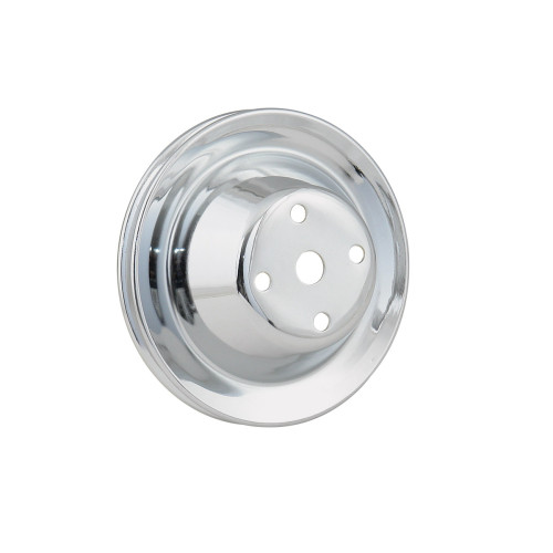 PartzBiz CM: 4974-Mr. Gasket Water Pump Pulley - Chrome - Single Groove PartzBiz CM: 4974-Mr. Gasket Water Pump Pulley - Chrome - Single Groove