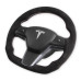 PartzBiz CM: RK950-02-REKUDO Steering Wheel - Alcantara Wrapped