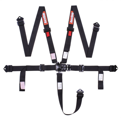 PartzBiz CM: 811001RQP-RaceQuip Latch & Link 5 Point Harness Set PartzBiz CM: 811001RQP-RaceQuip Latch & Link 5 Point Harness Set