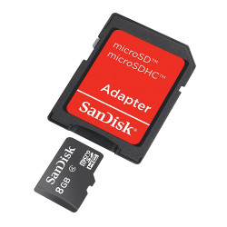 PartzBiz CM 890-SD-M8GB - MICRO SD MEMORY CARD