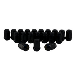PartzBiz CM C1704B-SET - Rocket Racing Wheels C1704B-SET 1/2 Bulge Acorn Lug Nuts Black - 3/4 Hex - Set 20 PartzBiz CM C1704B-SET - Rocket Racing Wheels C1704B-SET 1/2 Bulge Acorn Lug Nuts Black - 3/4 Hex - Set 20