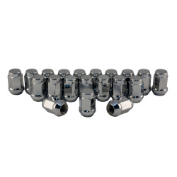 PartzBiz CM C1704H-SET - Rocket Racing Wheels C1704H-SET 1/2 Bulge Acorn Lug Nuts Chrome - 3/4 Hex - Set 20 PartzBiz CM C1704H-SET - Rocket Racing Wheels C1704H-SET 1/2 Bulge Acorn Lug Nuts Chrome - 3/4 Hex - Set 20