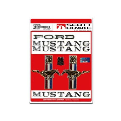 PartzBiz CM: C7ZZ-6540282289-Scott Drake Emblem Kit 289