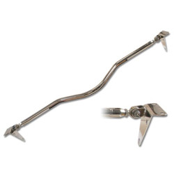 PartzBiz CM C5ZZ-16A052-BJS - Scott Drake 1965-66 Race Monte Carlo Bar, Curved - Stainless Steel PartzBiz CM C5ZZ-16A052-BJS - Scott Drake 1965-66 Race Monte Carlo Bar, Curved - Stainless Steel