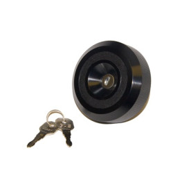 PartzBiz CM C6TZ-9030-BK-LK - Scott Drake 1966-70 Bronco Locking Gas Cap (Black)