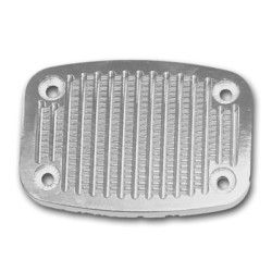PartzBiz CM C6TZ-2457-ABL - Scott Drake 1966-77 Bronco Billet Manual Brake/Clutch Pedal Cover