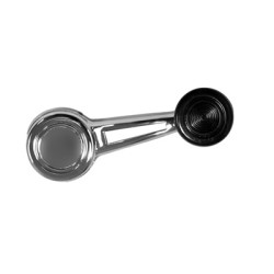 PartzBiz CM C8ZZ-6530322-BK - Scott Drake 1968-70 Mustang Quarter Window Crank with Black Knob