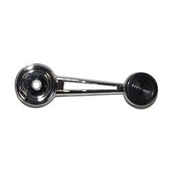PartzBiz CM C8AZ-6223342-BK - Scott Drake 1968-70 Mustang Window Crank with Black Knob