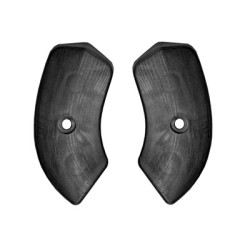 PartzBiz CM C5ZZ-6561692-3B - Scott Drake 64-67 Seat Hinge Covers (Black)