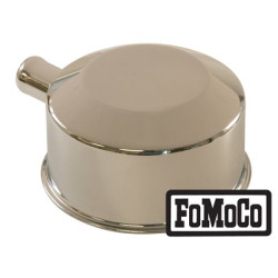 PartzBiz CM C5ZZ-6766-D - Scott Drake 65-66 Oil Cap with Tube (FoMoCo logo, Chrome)