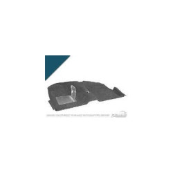PartzBiz CM CAR65-CV-DB - Scott Drake 65-68 Molded Carpet Kit (Dark Blue)