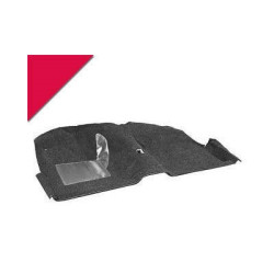 PartzBiz CM CAR65-CV-BR - Scott Drake 65-68 Molded Carpet Kit (Bright Red)