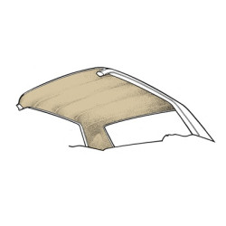 PartzBiz CM HL-FM-CP-65-PR - Scott Drake 65-70 Coupe Headliner (Parchment)