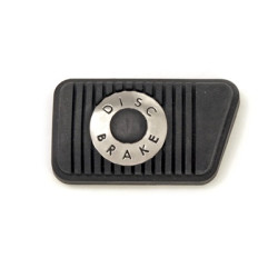 PartzBiz CM C5ZZ-2454-D - Scott Drake 65-73 Brake Pedal Pad (Disc Brakes, Manual)