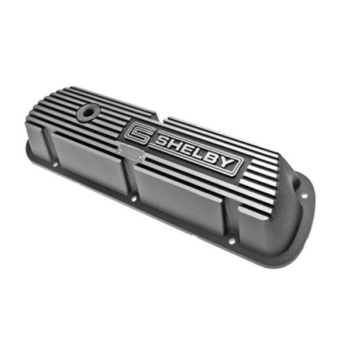 PartzBiz CM: 6A582-S-Scott Drake Aluminum Valve Covers with Shelby Logo (Pair)