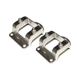 PartzBiz CM C7ZZ-18A017-BL - Scott Drake Billet Shock Tower Caps