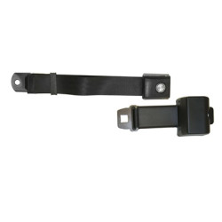 PartzBiz CM SB-BK-68-PBSB - Scott Drake Black Retractable Seat Belt with Starburst Pushbutton Buckle PartzBiz CM SB-BK-68-PBSB - Scott Drake Black Retractable Seat Belt with Starburst Pushbutton Buckle