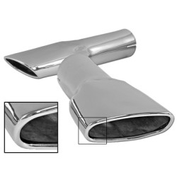 PartzBiz CM D0ZZ-5255-A - Scott Drake Concours Exhaust Tips (Pair)