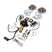 PartzBiz CM: DBC-A121-1-R-Scott Drake Front Disc Brake Conversion Kit With Dual Bowl Master Cylinder For Manual Front Drum Brakes PartzBiz CM: DBC-A121-1-R-Scott Drake Front Disc Brake Conversion Kit With Dual Bowl Master Cylinder For Manual Front Drum Brakes