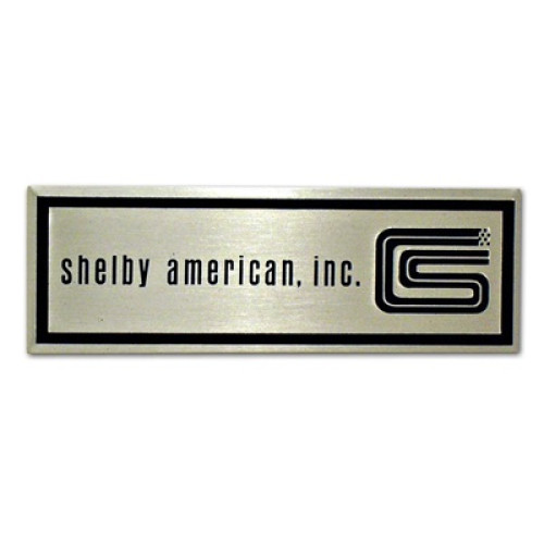 PartzBiz CM: S1MS-6513208-T-Scott Drake Sill Plate Emblem, Shelby