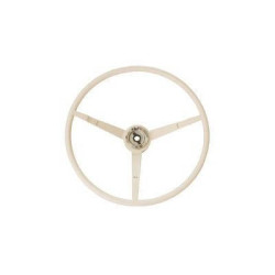 PartzBiz CM C5ZZ-3600-WT - Scott Drake Standard Steering Wheel, White