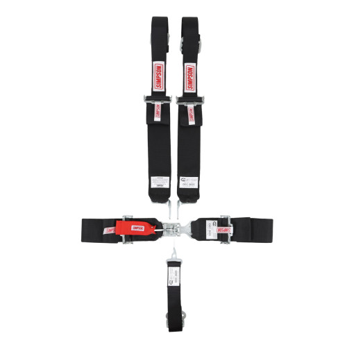 PartzBiz CM: 29063BKH-Simpson Racing Latch and Link  Lap Bolt-In 5-Point Pull-Down Harness