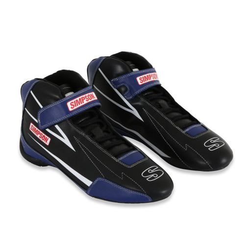 PartzBiz CM: SC115B-Simpson Racing Supercoil Shoe Black/Blue - 11.5 PartzBiz CM: SC115B-Simpson Racing Supercoil Shoe Black/Blue - 11.5