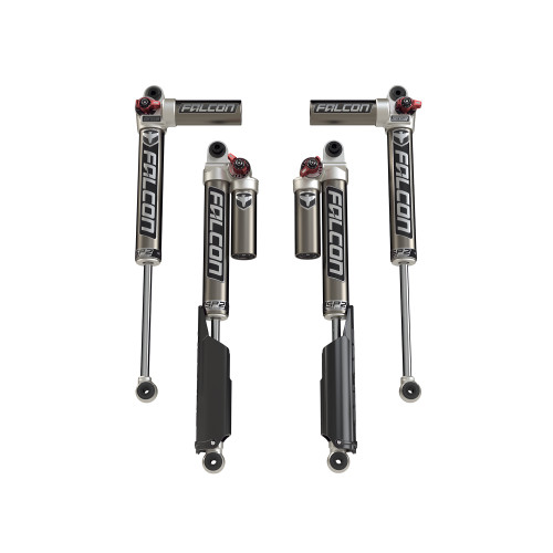 PartzBiz CM: 11-02-33-400-200-JL Falcon SP2 3.3 Fast Adjust Piggyback Shock Kit (2-4.5'' Lift) PartzBiz CM: 11-02-33-400-200-JL Falcon SP2 3.3 Fast Adjust Piggyback Shock Kit (2-4.5'' Lift)