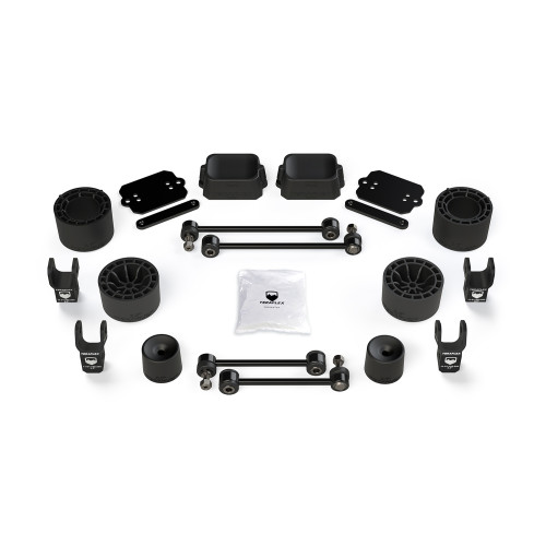 PartzBiz CM: 1365215-ชุดยกแบบสเปรเซอร์ 2.5 นิ้ว Performance พร้อมส่วนต่อขยายโช้คอัพ สำหรับ Jeep JL 4dr Rubicon