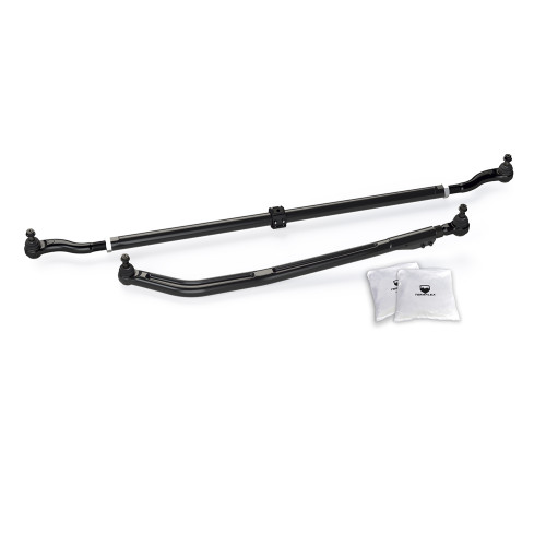 PartzBiz CM: 1863900-JL / JT: HD Forged Drag Link Kit & HD Chromoly Tie Rod Kit (0-6'' Lift)