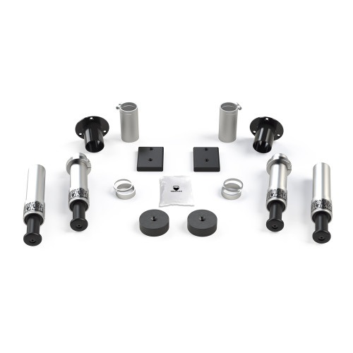 PartzBiz CM: 1958259-JK: ชุด Bump Stop Prerunner SpeedBump - ด้านหน้าและหลัง (ยก 3-4 นิ้ว)