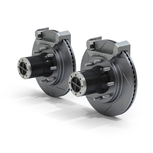 PartzBiz CM: 3034410-JK: Dana 30/44 Front Axle 8-Lug Locking Hub Conversion Kit W/ Slotted Big Rotors PartzBiz CM: 3034410-JK: Dana 30/44 Front Axle 8-Lug Locking Hub Conversion Kit W/ Slotted Big Rotors