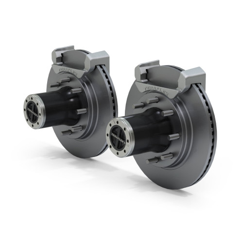 PartzBiz CM: 3034411-JK: Dana 30/44 Front Axle 8-Lug Locking Hub Conversion Kit W/ Vented Big Rotors