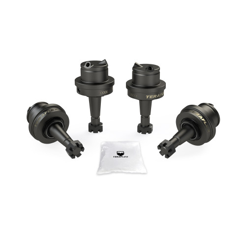 PartzBiz CM: 3452010-JL / JT: Dana 30/44 HD Ball Joint Kit W/out Knurl (2 Upper & 2 Lower)