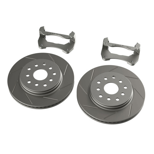 PartzBiz CM: 4303490-JK: Front Performance Big Rotor Kit W/ Slotted Rotors - 5x5 PartzBiz CM: 4303490-JK: Front Performance Big Rotor Kit W/ Slotted Rotors - 5x5