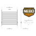 PartzBiz CM: 4722010-JK 4dr: Nebo Roof Rack Main Rail Kit - Black PartzBiz CM: 4722010-JK 4dr: Nebo Roof Rack Main Rail Kit - Black