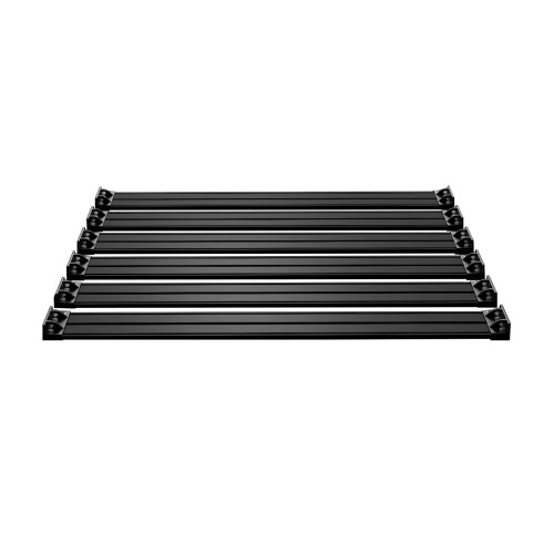 PartzBiz CM: 4722060-JK 4dr: Nebo Roof Rack Cargo Slat Kit - Black (6-Piece)