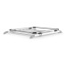 PartzBiz CM: 4722070-JK 4dr: Nebo Roof Rack Raised Rail Kit - Silver