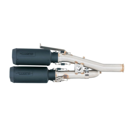 PartzBiz HD: MCHD01S007-BLK-Cobra Sport Twin GP Blackout Half System Exhaust for Harley-Davidson Sportster S (2021+) PartzBiz HD: MCHD01S007-BLK-Cobra Sport Twin GP Blackout Half System Exhaust for Harley-Davidson Sportster S (2021+)
