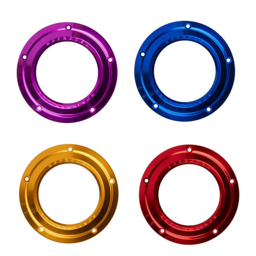 PartzBiz HD: 19012474-Transparent 5-Holes Derby Cover Fit For '16-Later Touring - Raw PartzBiz HD: 19012474-Transparent 5-Holes Derby Cover Fit For '16-Later Touring - Raw