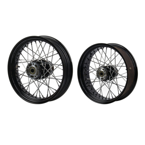 PartzBiz HD: 190325469-Stock Size Spoke Tubeless Wheel For Harley Sofail 2018+ Street Bob & Softail Standard - Chrome Front 19x2.5