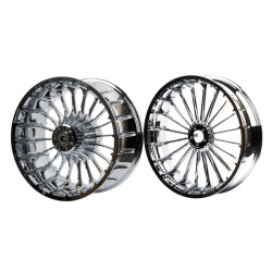 PartzBiz HD 190345123 - Chrome Tubeless Wheels For Harley Softail Fat Boy 2018-2025 - 18x5.5 PartzBiz HD 190345123 - Chrome Tubeless Wheels For Harley Softail Fat Boy 2018-2025 - 18x5.5