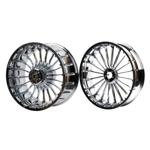 PartzBiz HD: 190347123-Chrome Tubeless Wheels For Harley Softail Fat Boy 2018-2025 - 18x4.25 PartzBiz HD: 190347123-Chrome Tubeless Wheels For Harley Softail Fat Boy 2018-2025 - 18x4.25