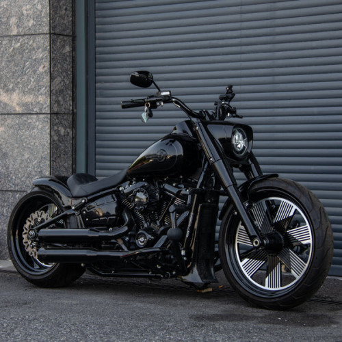 PartzBiz HD: 190387942-3D Forged Windmill Wheels For Harley Davidson 2018+ Softail Models - 21x3.5“ Front Wheel For 2018+ Fat Boy