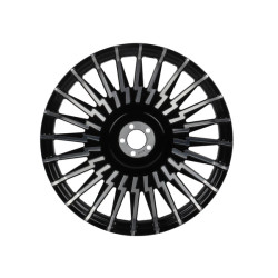PartzBiz HD 19056731 - Black Blade Hollow-out Pulley Matching Wheels For Harley 2018+ Softail Models - Default Title PartzBiz HD 19056731 - Black Blade Hollow-out Pulley Matching Wheels For Harley 2018+ Softail Models - Default Title
