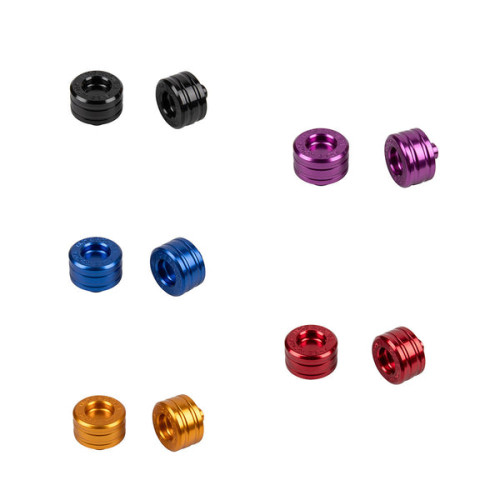PartzBiz HD: 19061258-Front Axle Nut Covers for Harley 2018+ M8 Street Bob Fat Boy Breakout Softail Standard - Purple / Street Bob Rear PartzBiz HD: 19061258-Front Axle Nut Covers for Harley 2018+ M8 Street Bob Fat Boy Breakout Softail Standard - Purple / Street Bob Rear