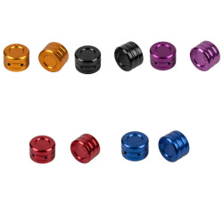 PartzBiz HD 19083423 - Front Axle Nut Covers for Harley 08-23 Touring & Trike all Models - Purple PartzBiz HD 19083423 - Front Axle Nut Covers for Harley 08-23 Touring & Trike all Models - Purple