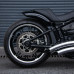 PartzBiz HD: BLK-F-BR-Axle Nut Covers for Harley 2018+ Fat Boy Breakout Street Bob - Black / [Front] Breakout