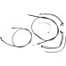 PartzBiz HD: CA013-Black Cable Brake & Clutch Line Wire Kits For Harley Davidson Softail Models 6 PartzBiz HD: CA013-Black Cable Brake & Clutch Line Wire Kits For Harley Davidson Softail Models 6