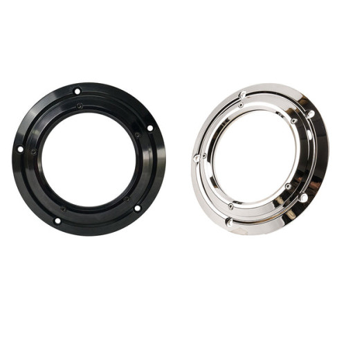 PartzBiz HD: DER-TRN-BLK-Transparent Derby Cover 5-Holes Fit For '16-Later Touring - Black